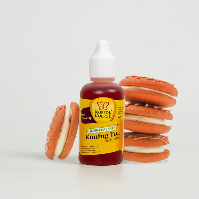 Koepoe Koepoe Pewarna Cair 30mL Kuning Tua