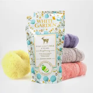 Sabun Refill Medium White Garden Pearl