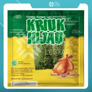 Cemilan Rumput Laut Kriuk Hijau Ayam Goreng