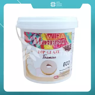 Monaco Dip Glaze Tiramisu Eco 6 x 1 kg (Pail)