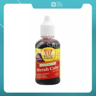 Koepoe Koepoe Pewarna Cair Merah Cabe 30 ml